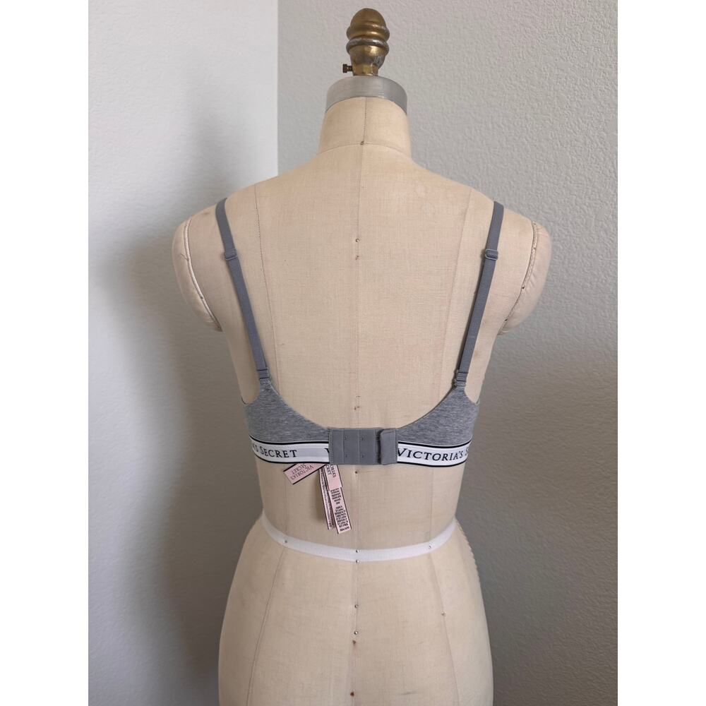 Victoria's Secret | NWT Lightly Lined Wireless Bra in Grey Heatehr size 32A - Picture 5 of 11